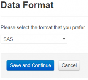 Data format